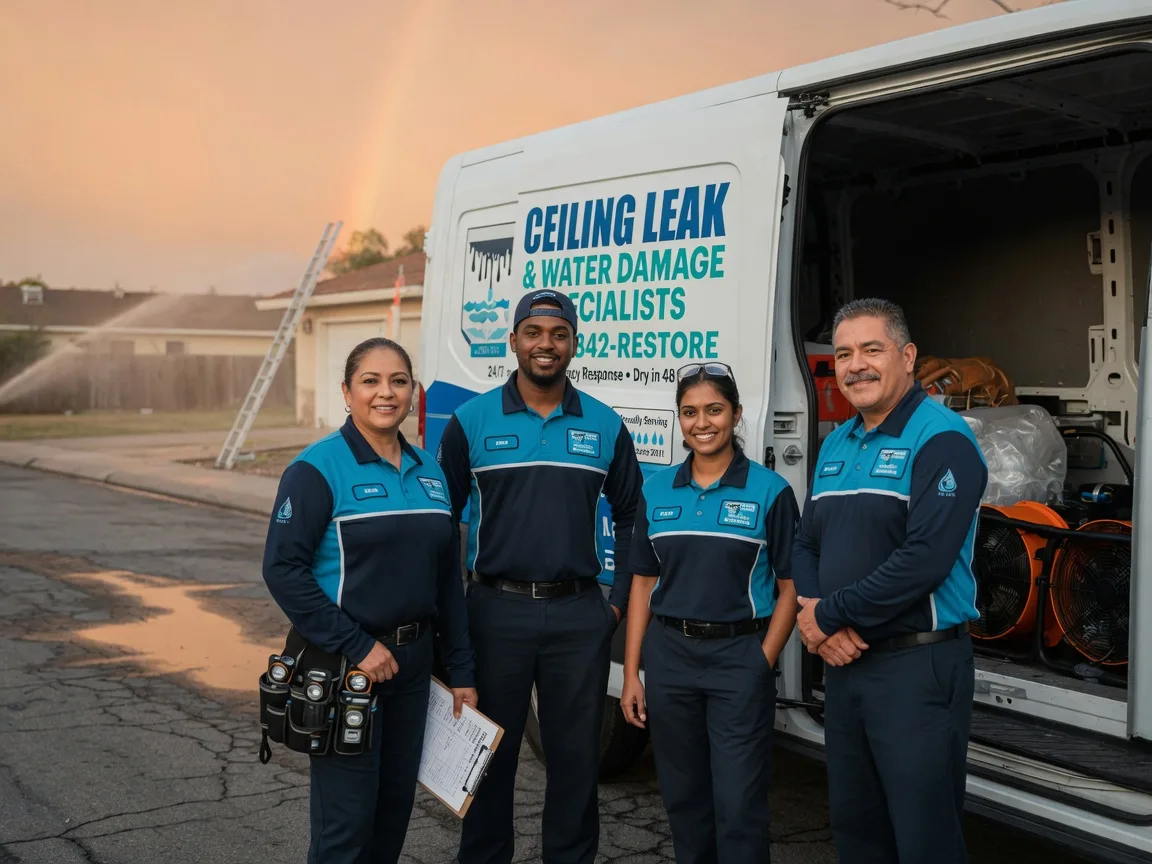 Ceiling Leak Cleanup company in Van Voorhis, PA